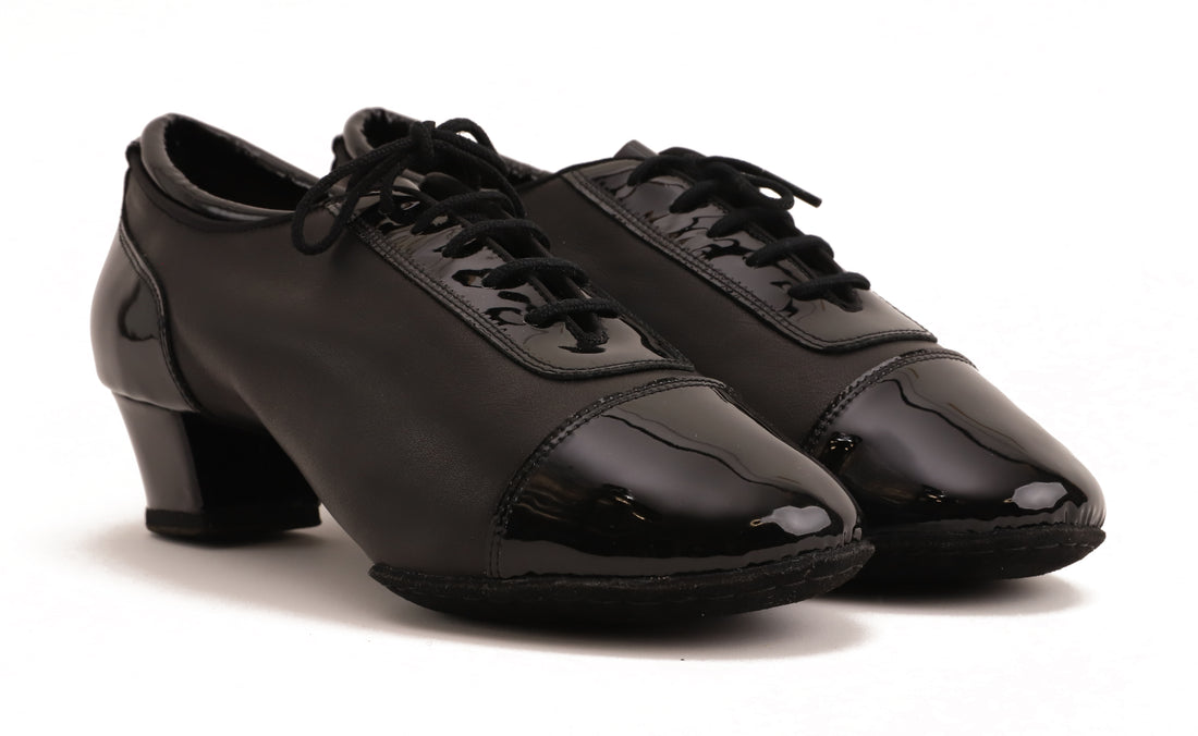 Fusion - Schwarz Leder & Patentleder 4,5 cm