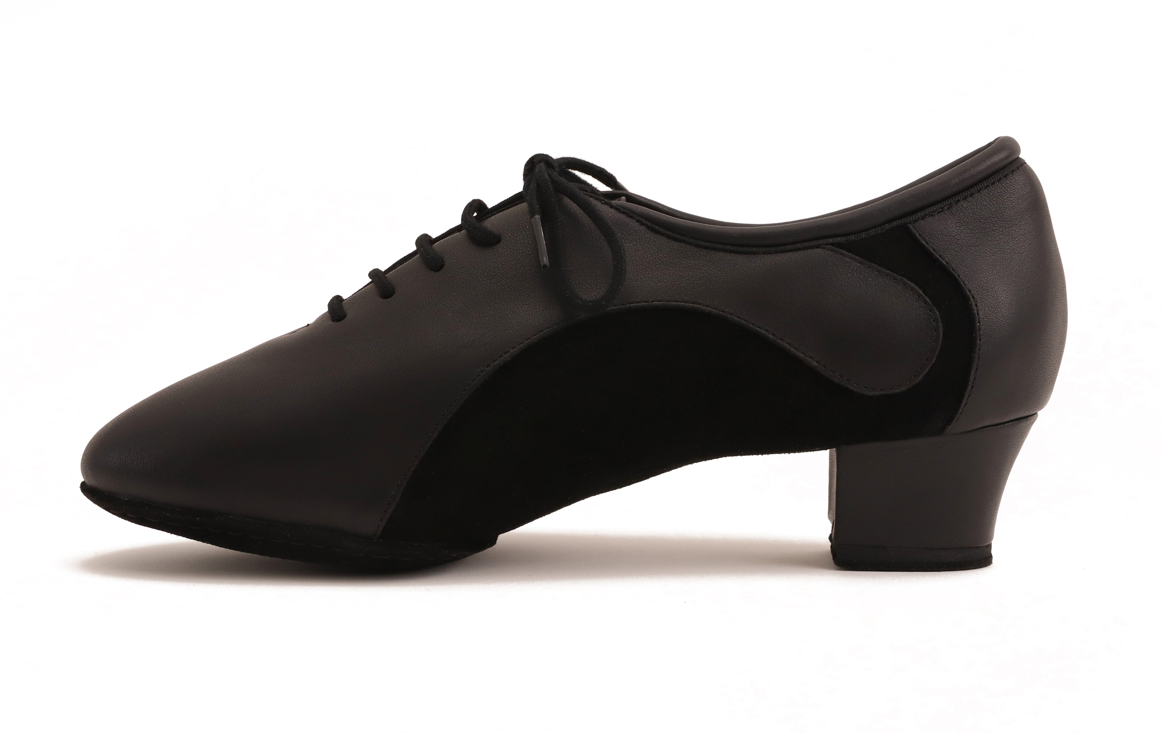 Contour - Schwarz Leder & Wildleder 4,5 cm
