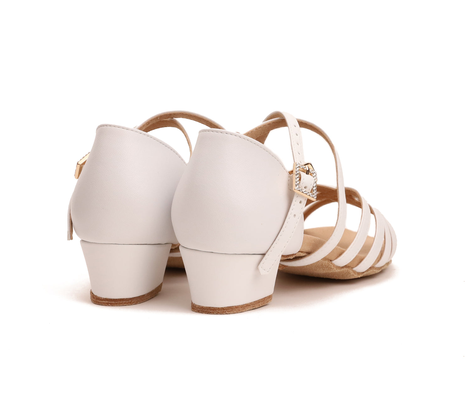 Estella - Weiß Leder 3,5 cm