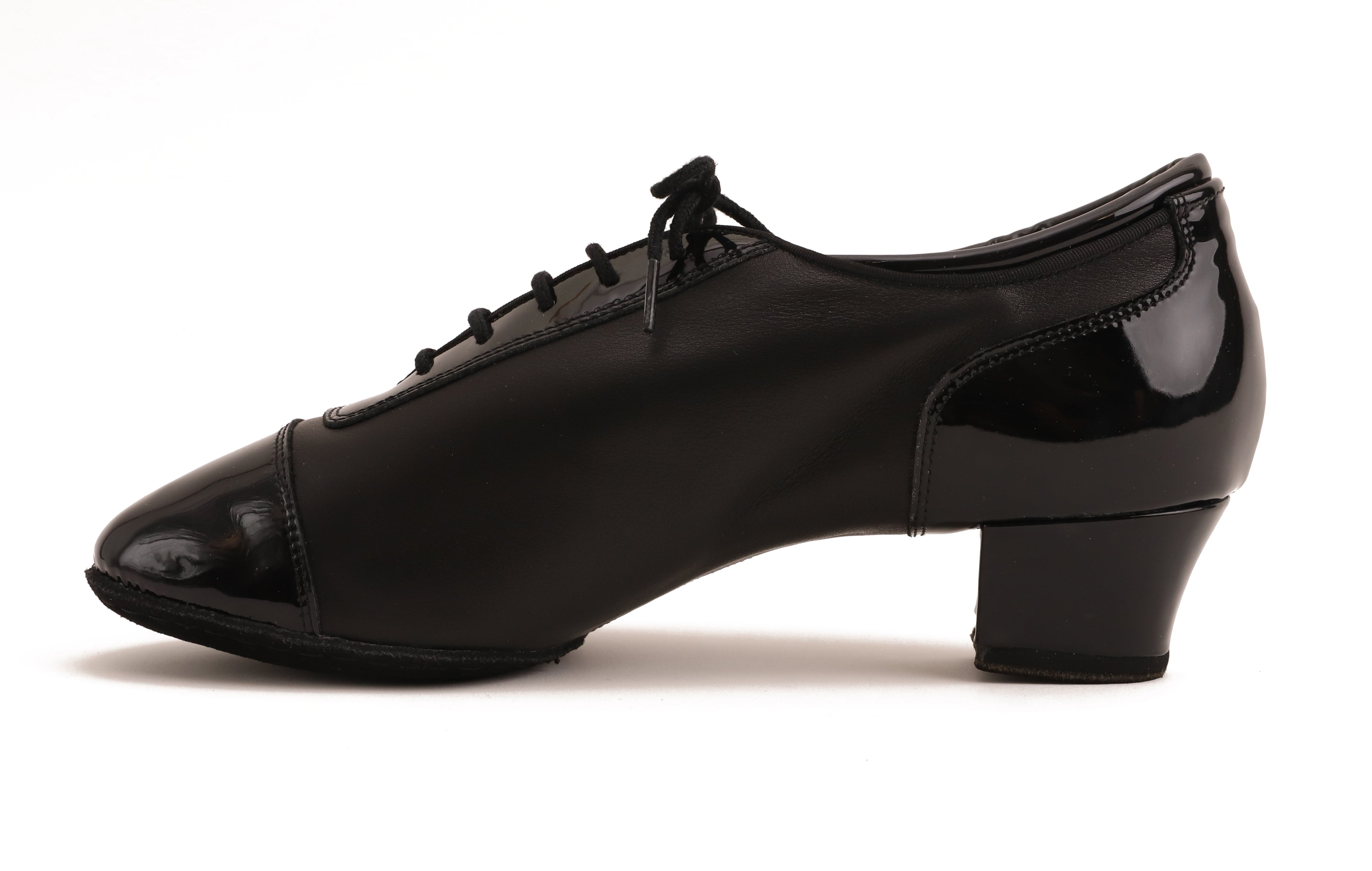 Fusion - Schwarz Leder & Patentleder 4,5 cm