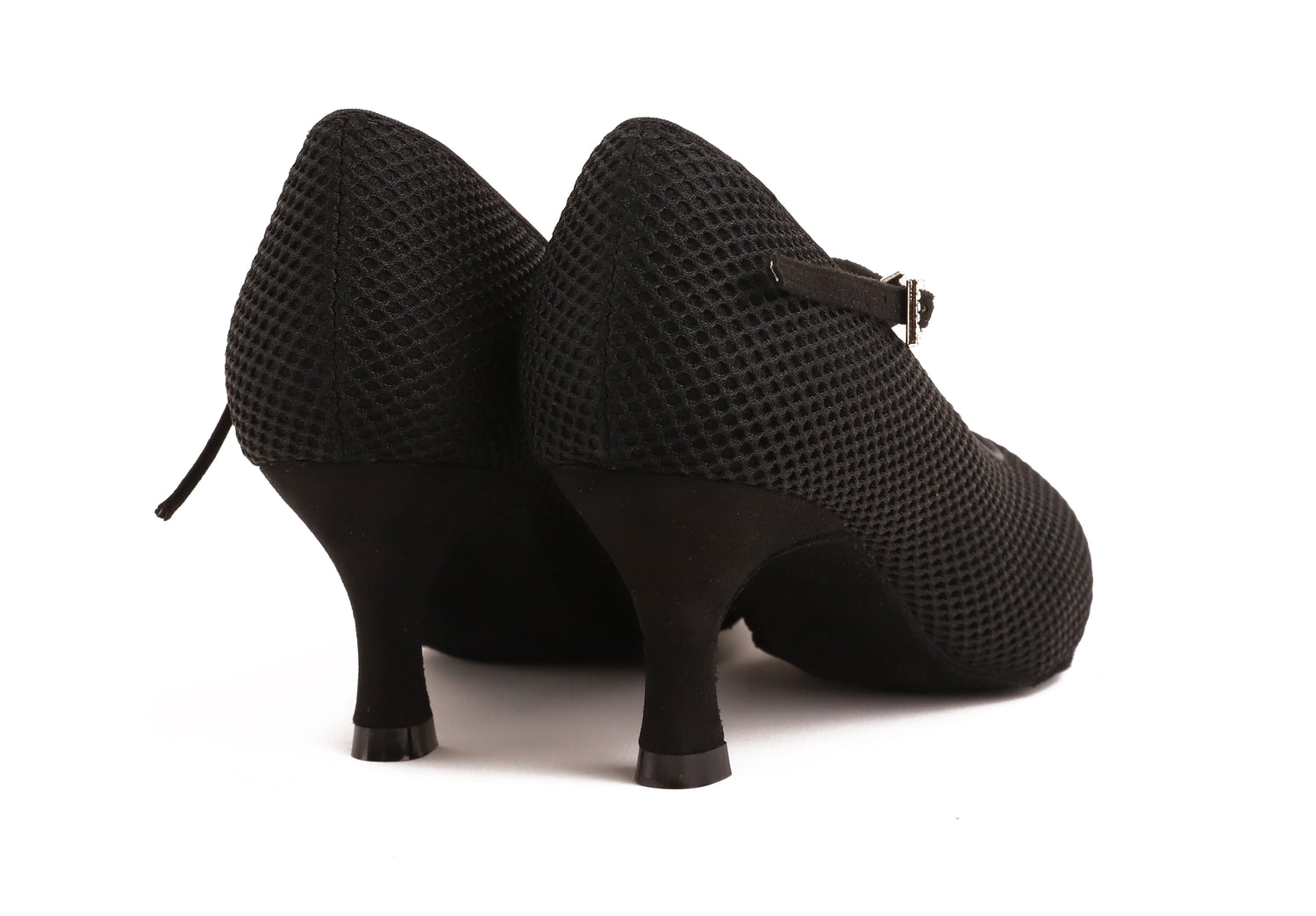 Delora - Schwarz Air Mesh Rounded 6,5 cm Flare