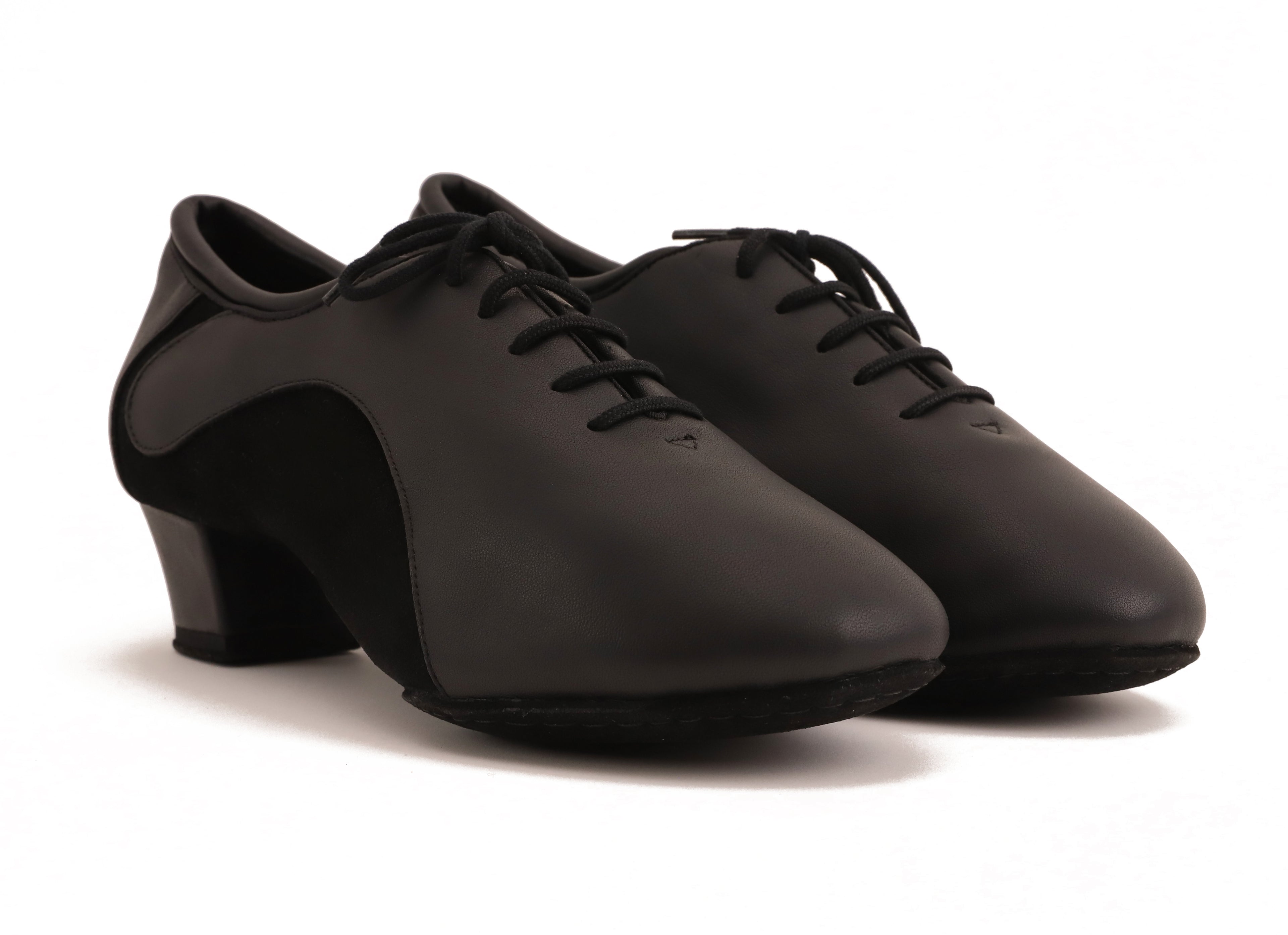 Contour - Schwarz Leder & Wildleder 4,5 cm