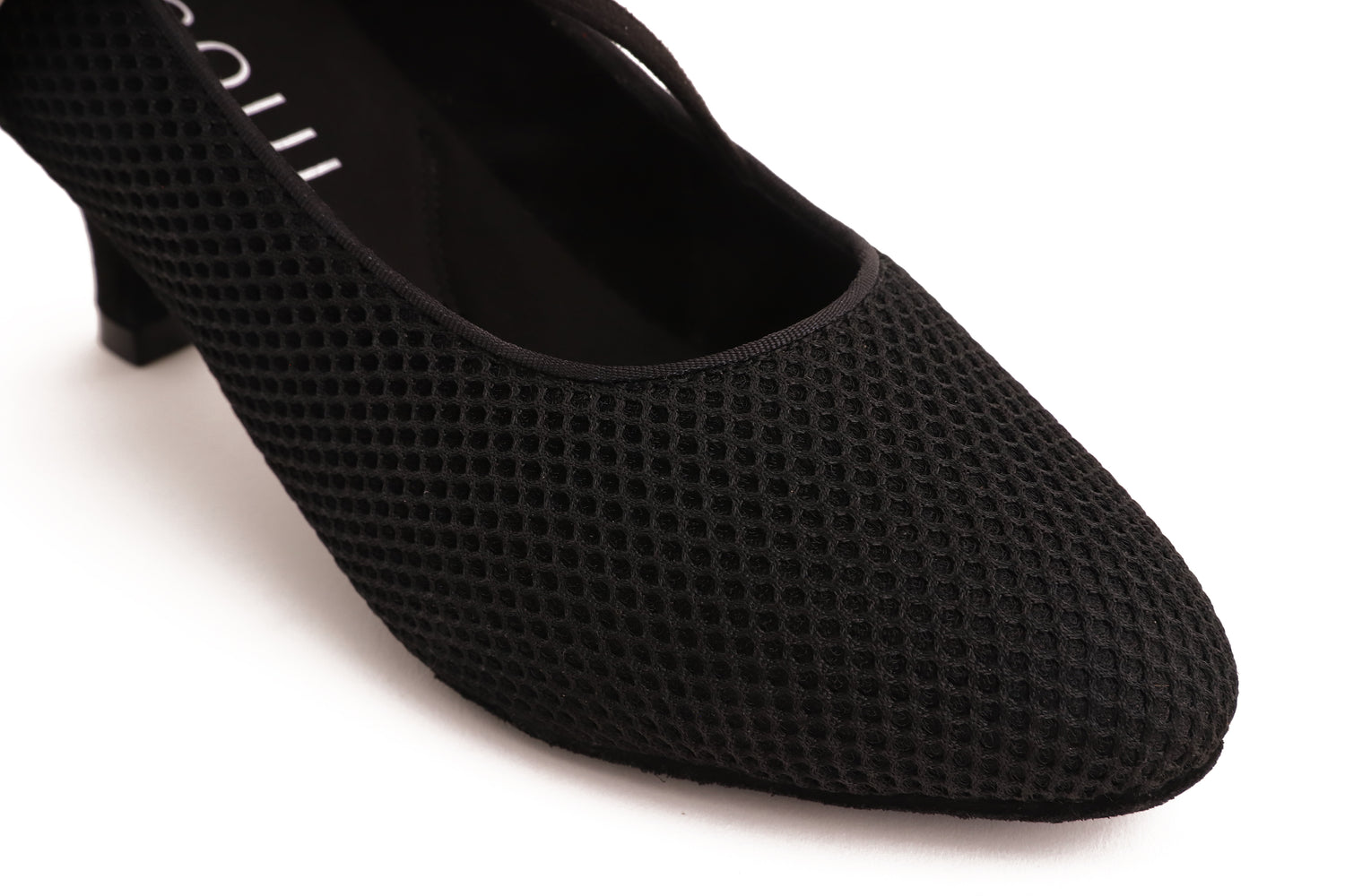 Delora - Schwarz Air Mesh Rounded 6,5 cm Flare