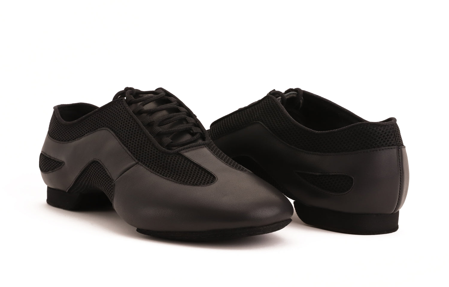 Jazz - Schwarz Air Mesh & Leder 1 cm