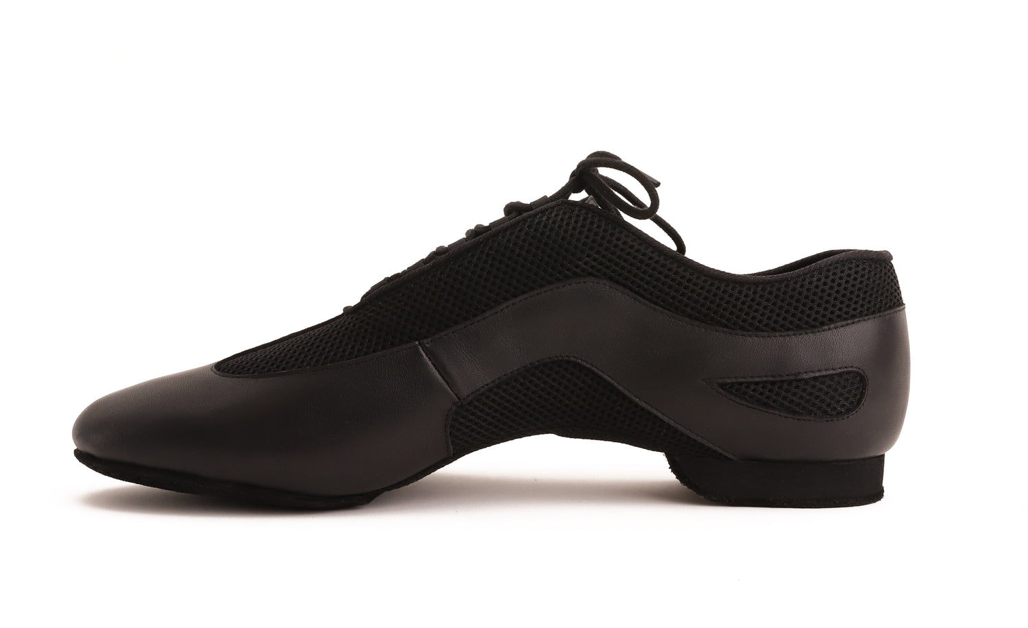 Jazz - Schwarz Air Mesh & Leder 1 cm