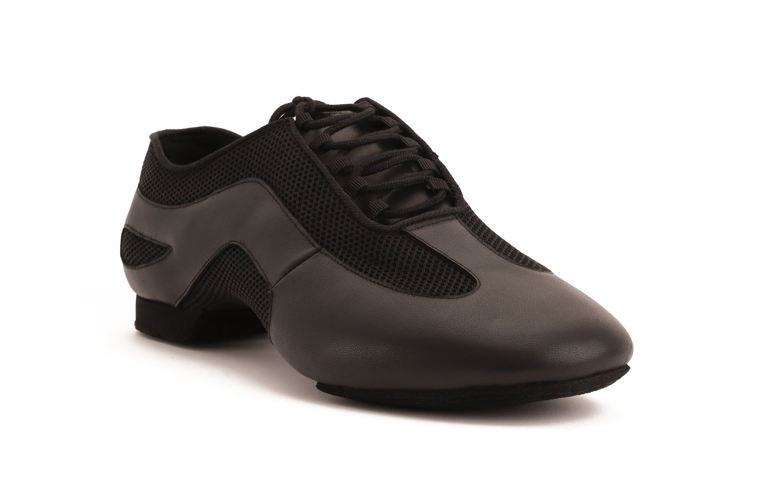 Jazz - Schwarz Air Mesh & Leder 1 cm