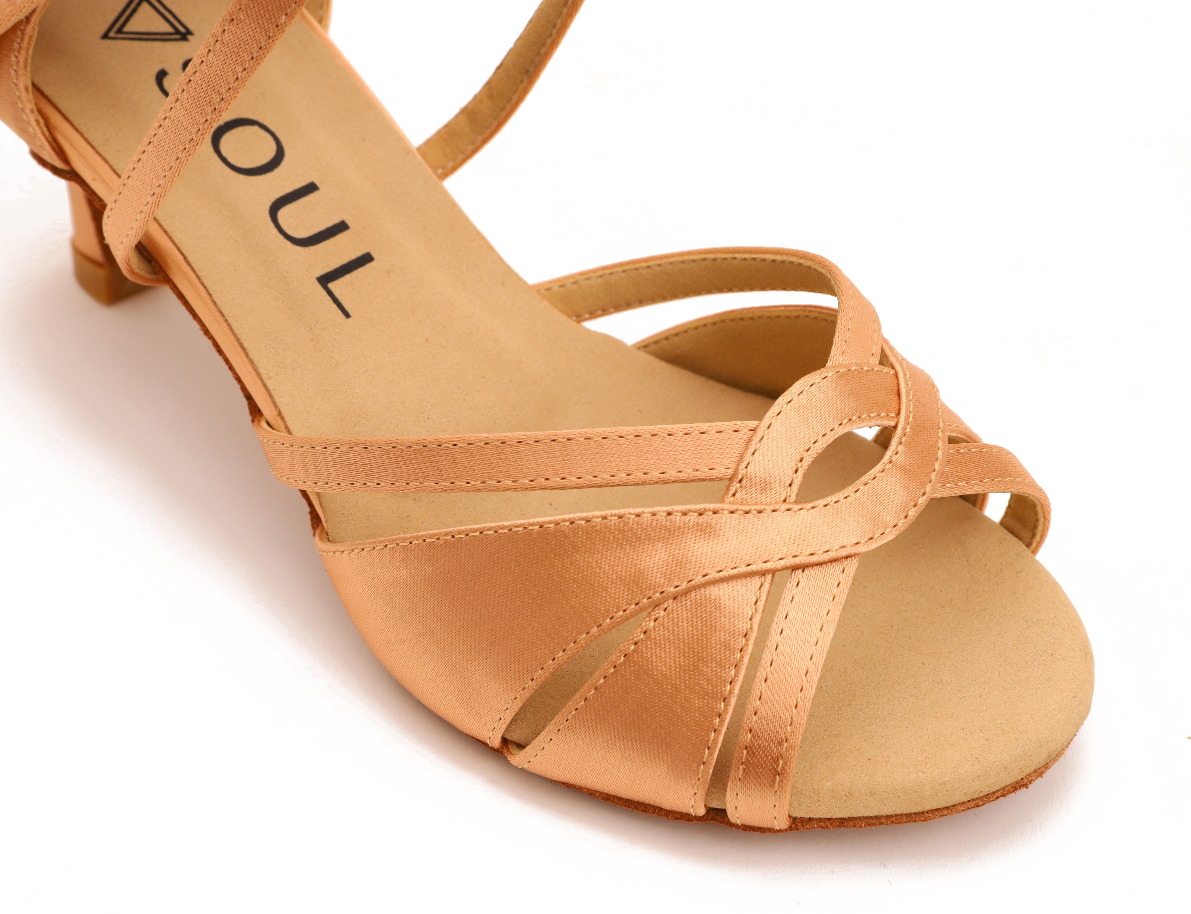 Bella - Champagne Satin 5,5 cm Elite Flare