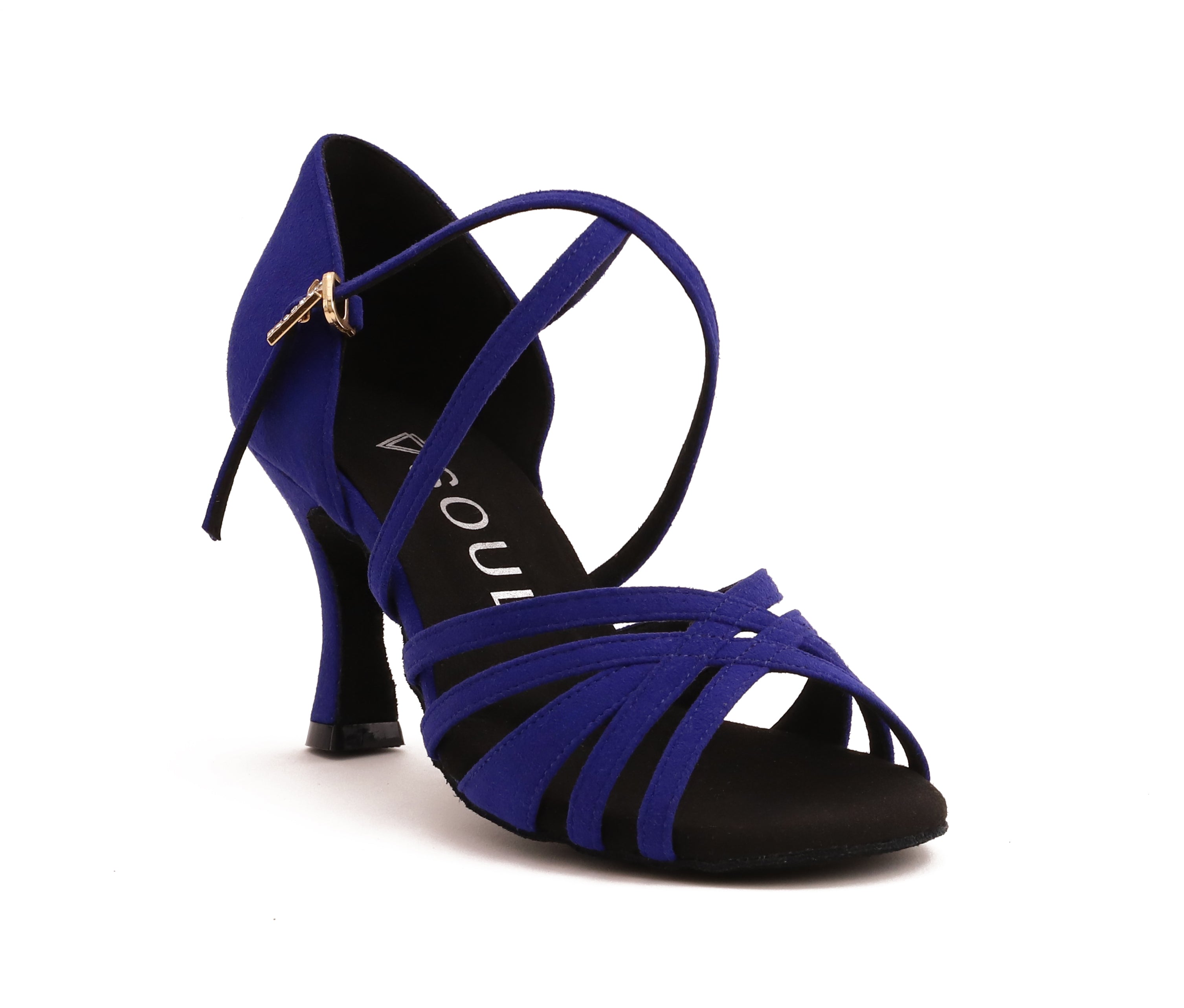 Stella - Blue Microfiber 7.5 cm Flare