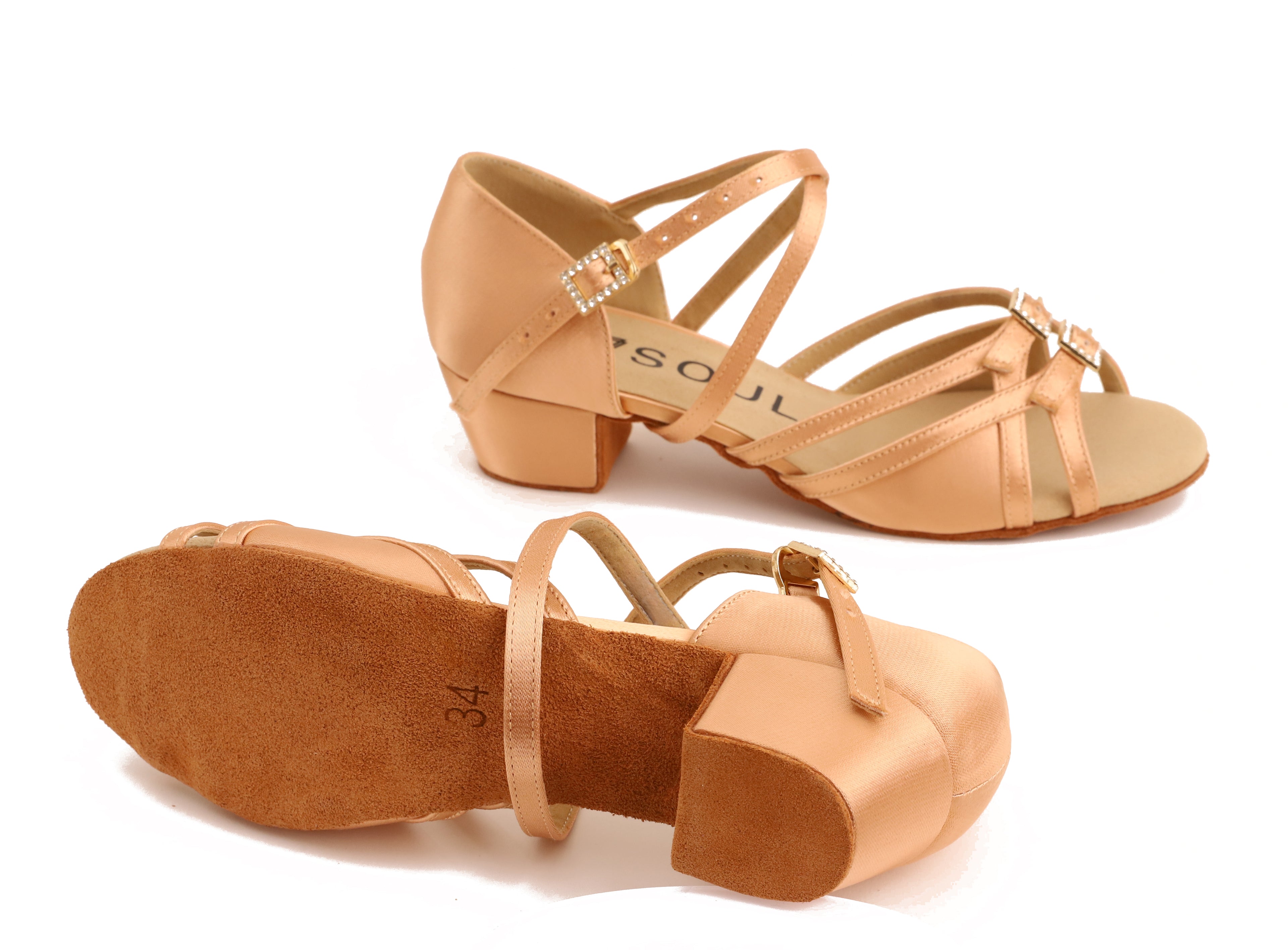 Zephyra - Champagne Satin 3,5 cm