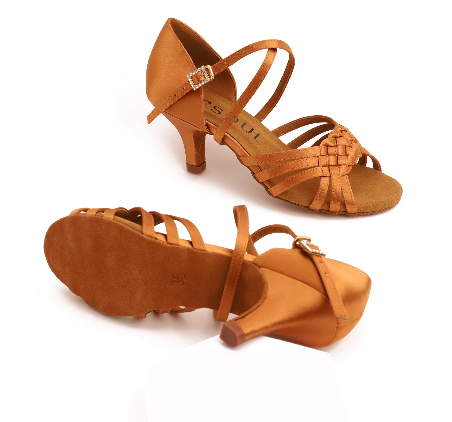 Sahara - Tan Satin 6,5 cm Slim
