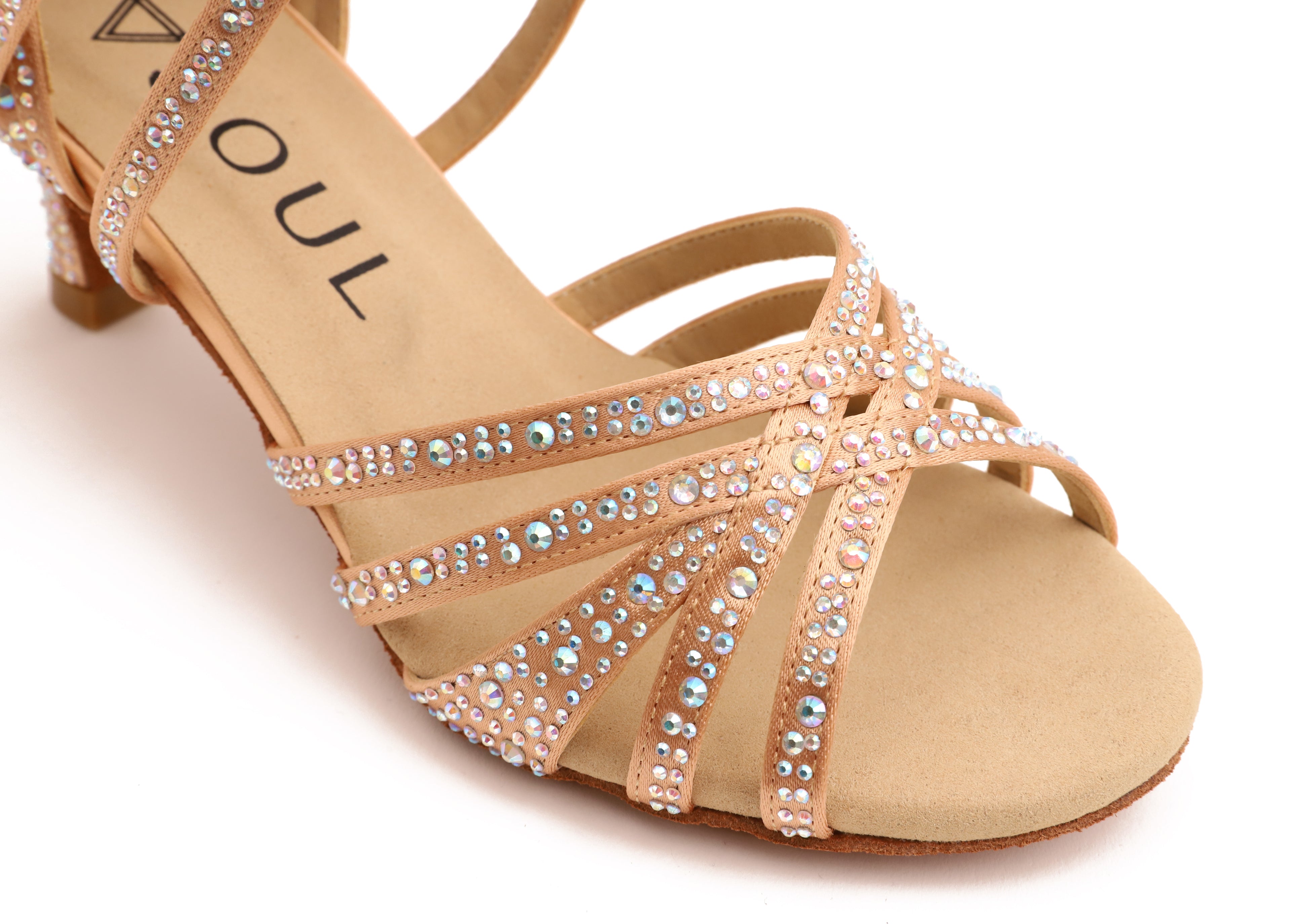 Havana - Champagne Satin 5,5 cm Elite Flare