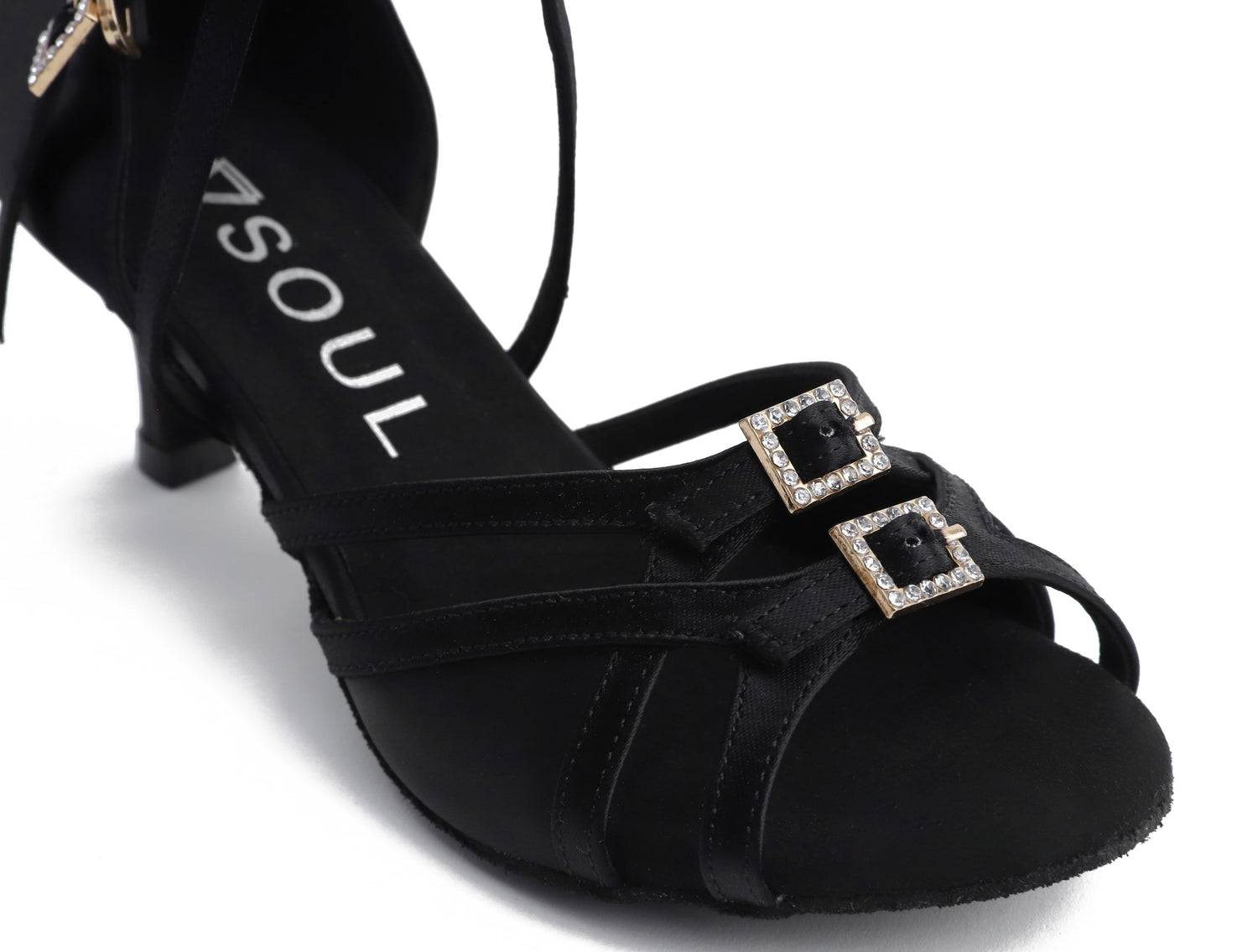 Neela - Schwarz Satin 5,5 cm Elite Flare