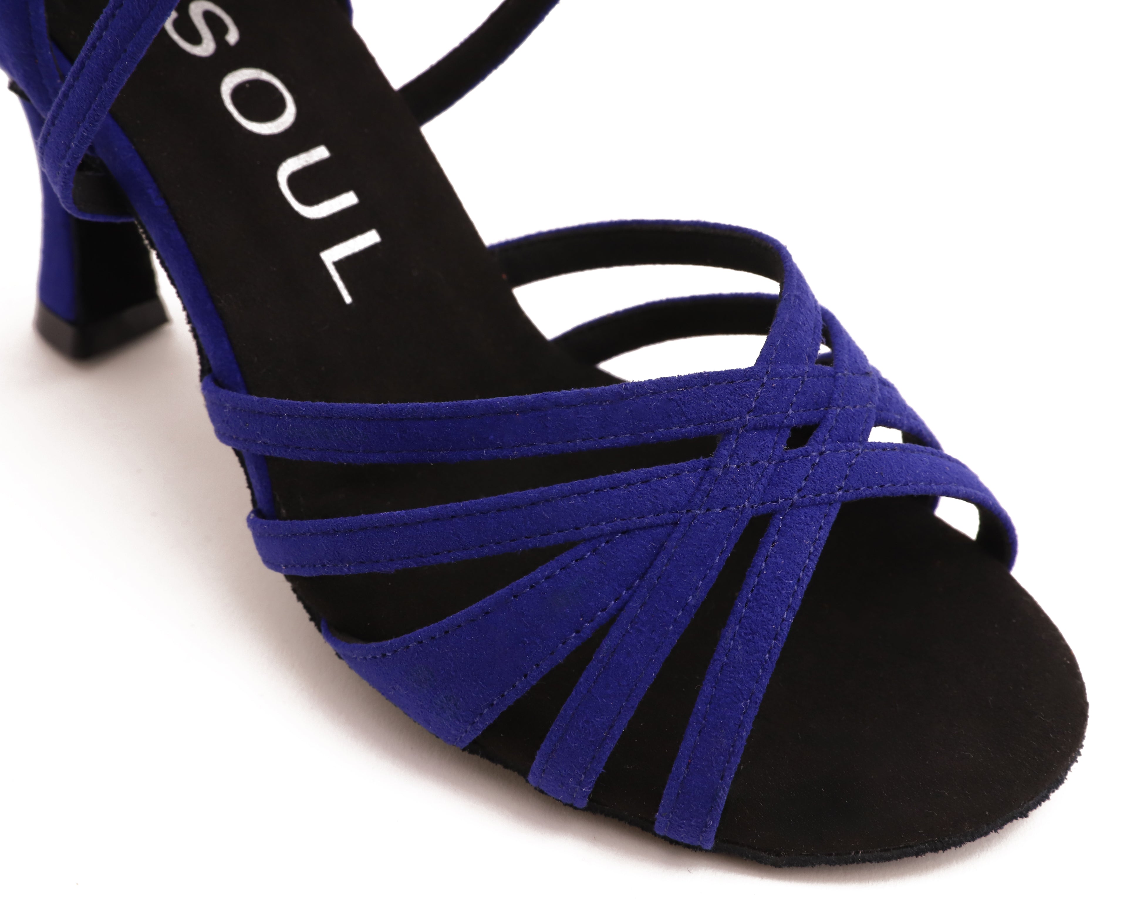 Stella - Blue Microfiber 7.5 cm Flare