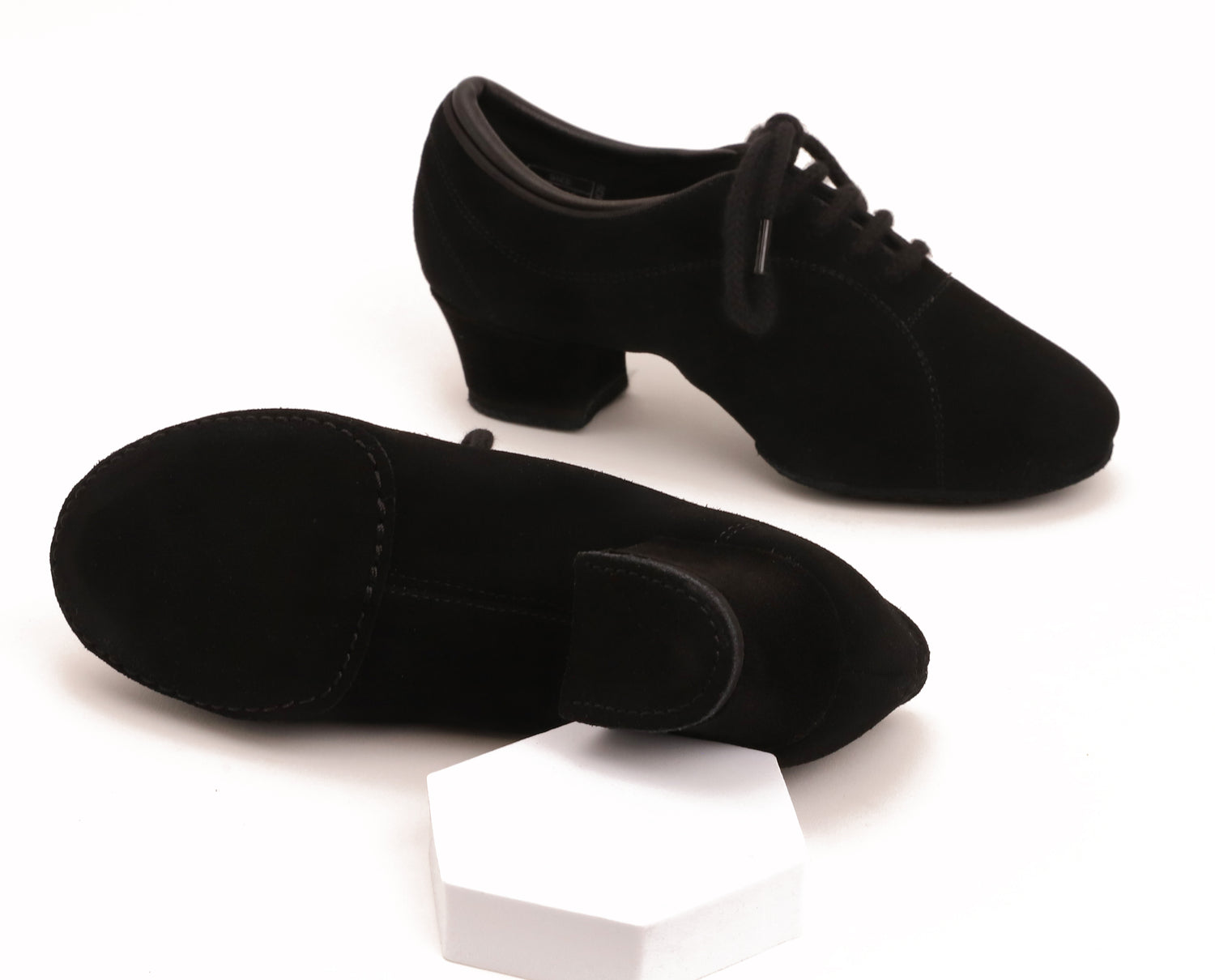 Genesis Mini - Schwarz Wildleder 4 cm