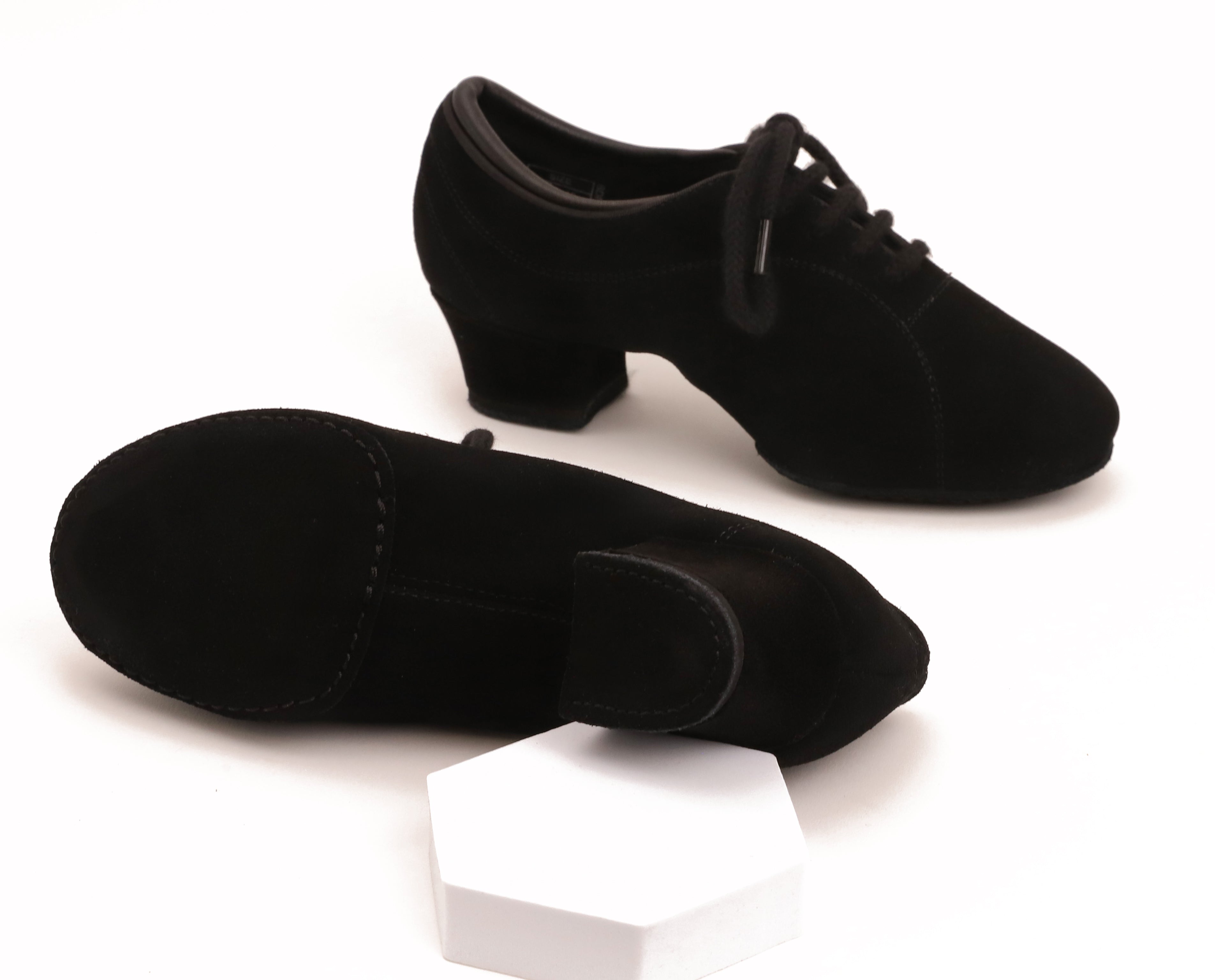 Genesis Mini - Schwarz Wildleder 4 cm