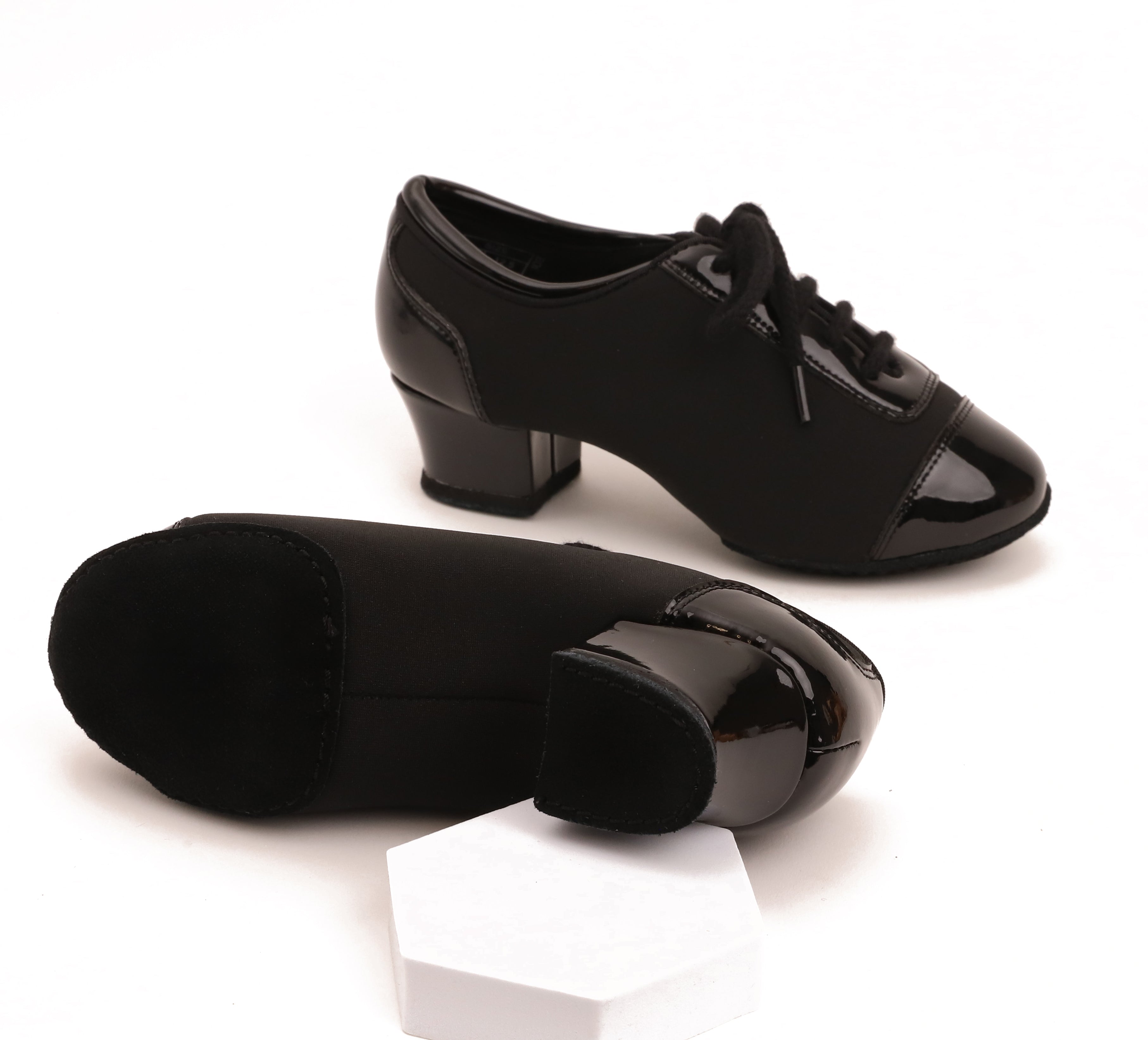 Fusion Mini - Schwarz Patent/ Neopren 4 cm