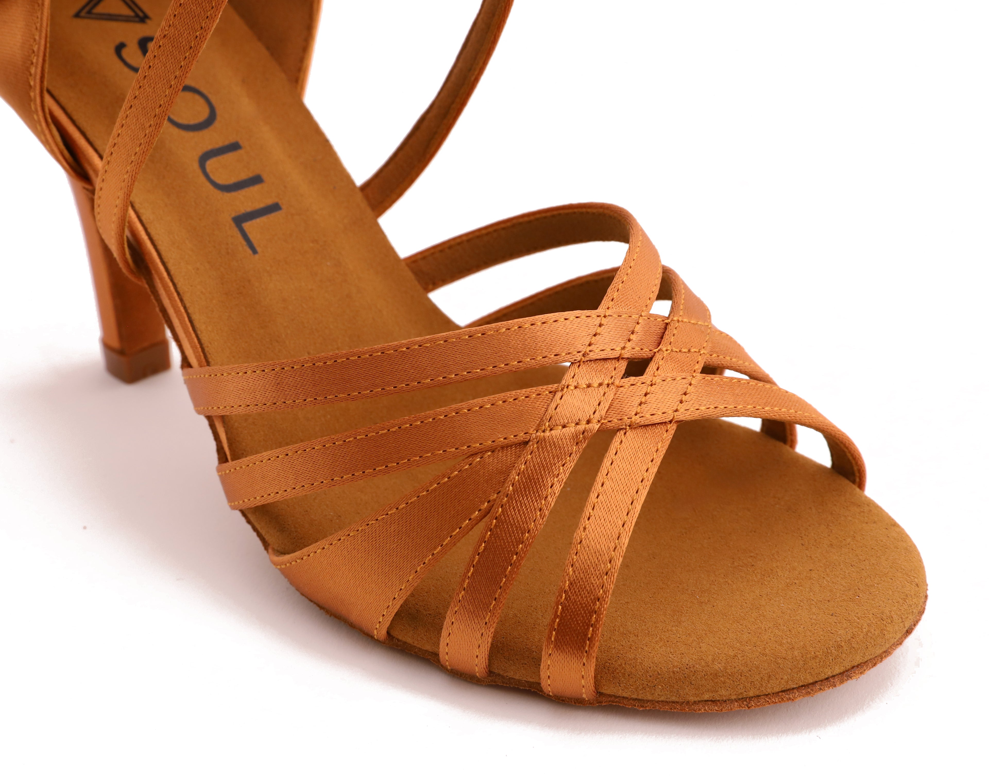 Pro Set - Stella - Tan Satin 8 cm Slim