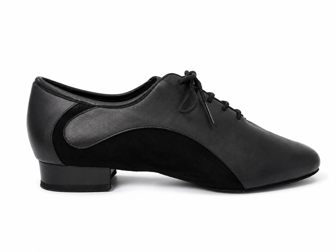Contour - Schwarz Leder & Wildleder 2,5 cm