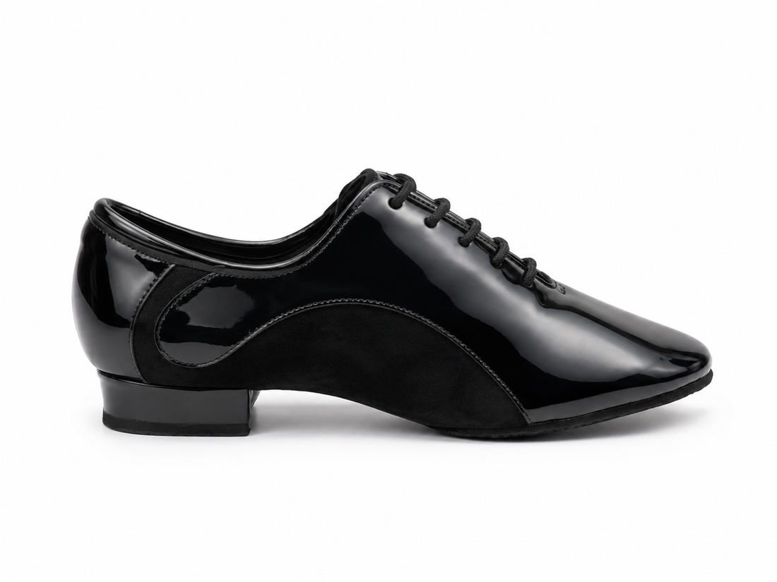 Contour - Schwarz Patent & Wildleder 2,5 cm