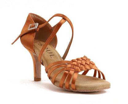 Sahara - Tan Satin 7,5 cm Slim