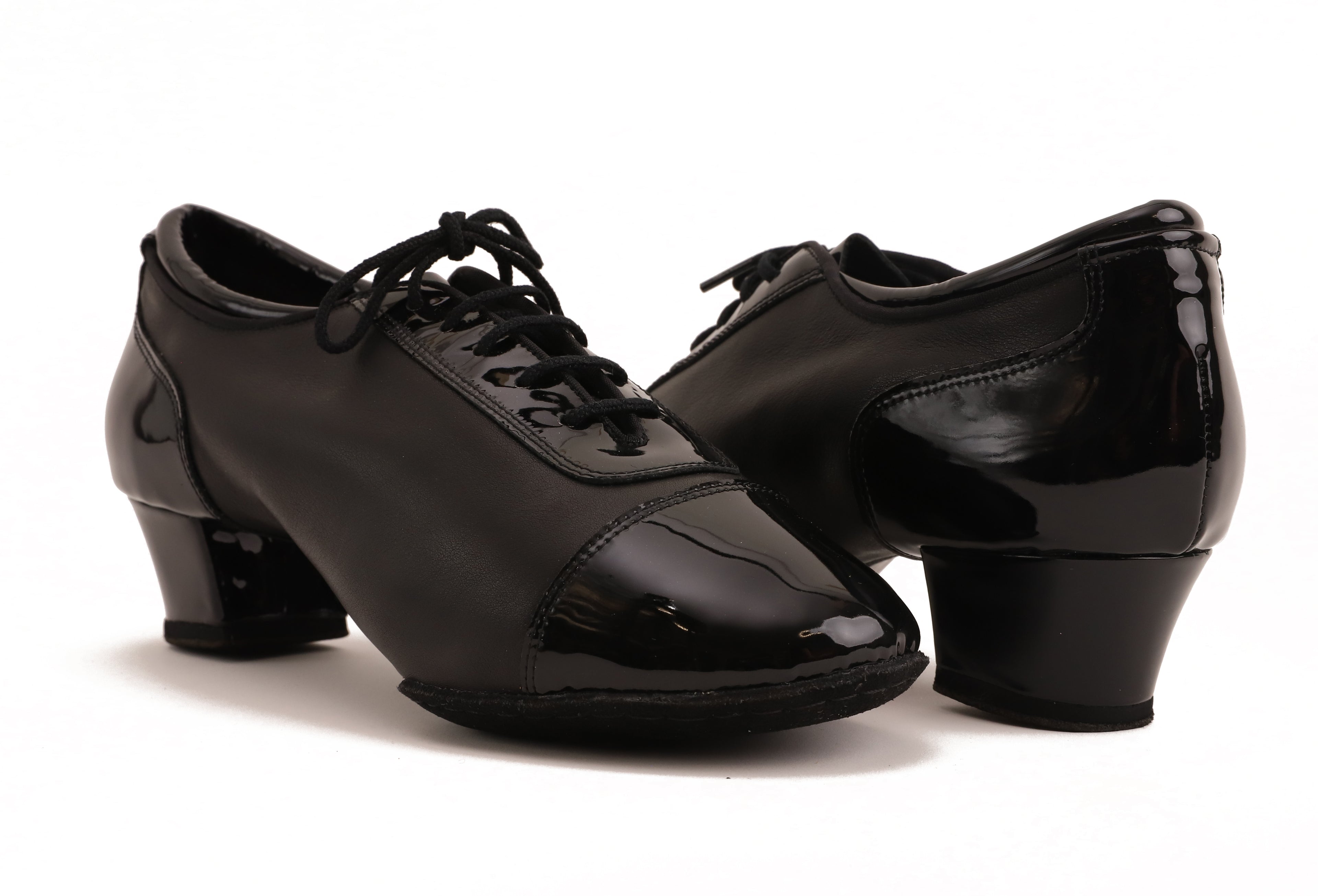 Fusion - Schwarz Leder &amp; Patentleder 4,5 cm
