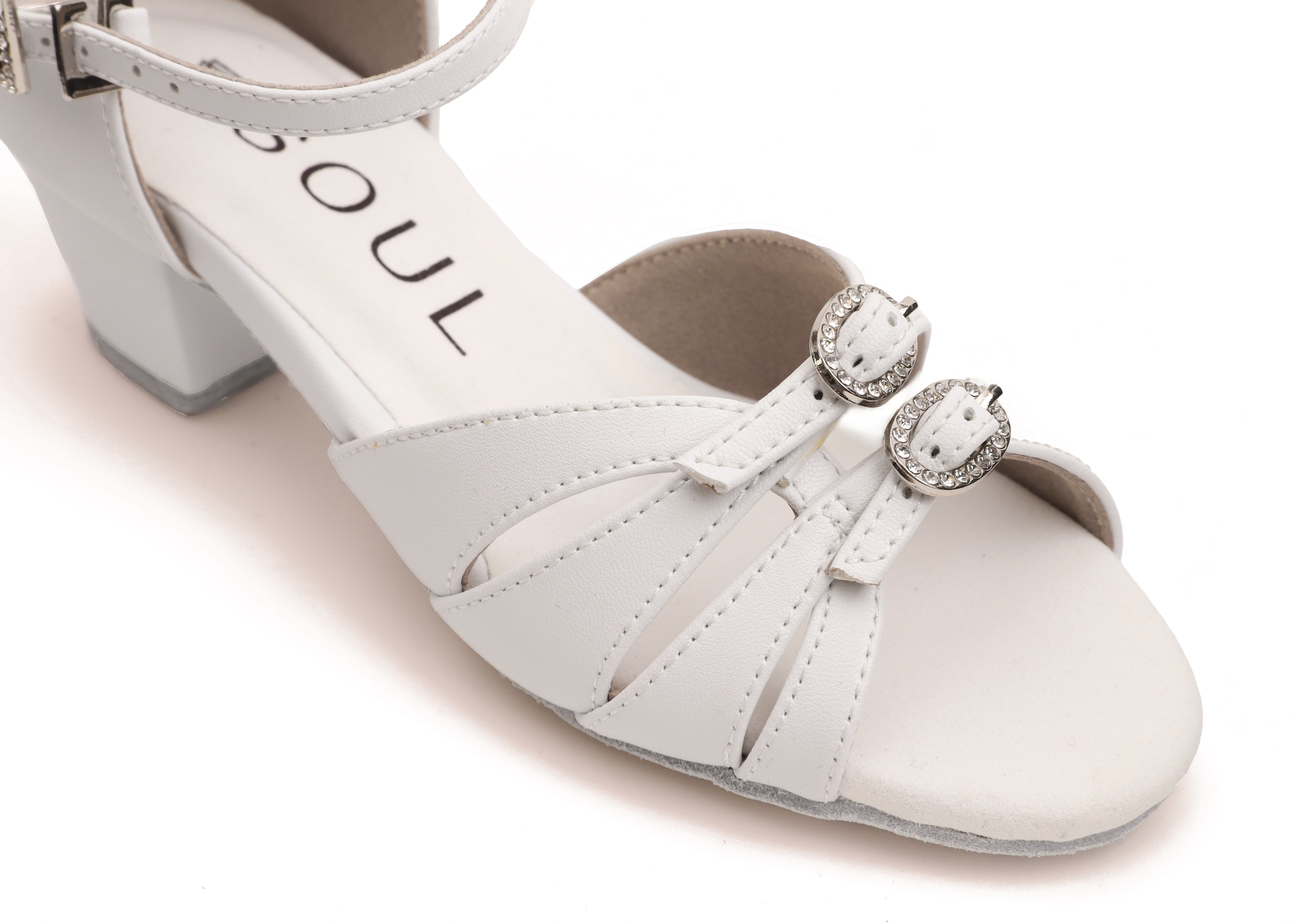 Pro Set - Siera - Weiß Leder 3,5 cm