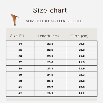 Sahara - Tan Satin 8,5 cm Slim