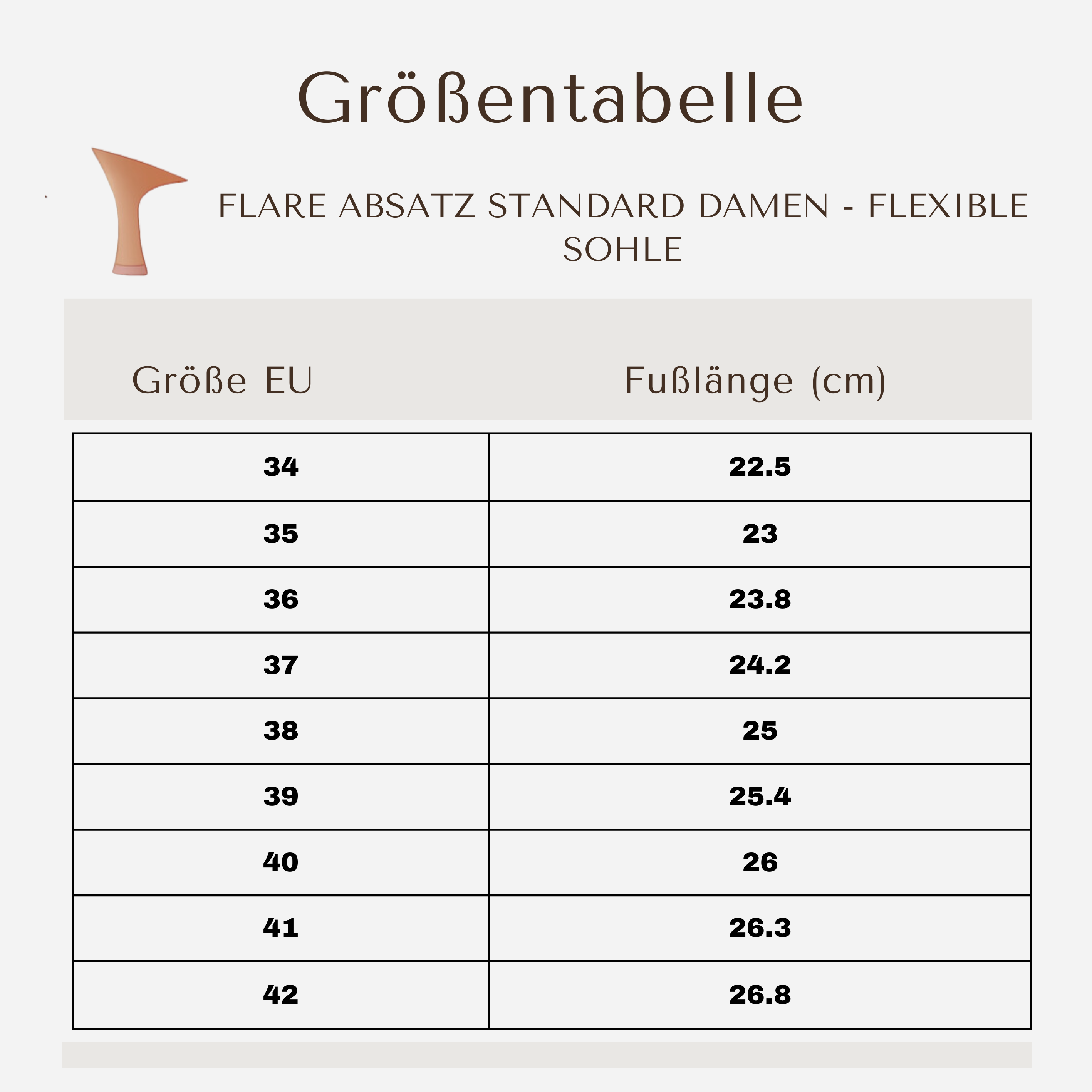 Delora - Weiß Satin Rounded 6,5 cm Flare