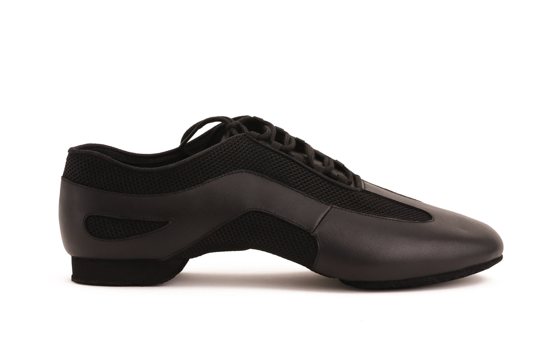 Jazz - Schwarz Air Mesh & Leder 1 cm