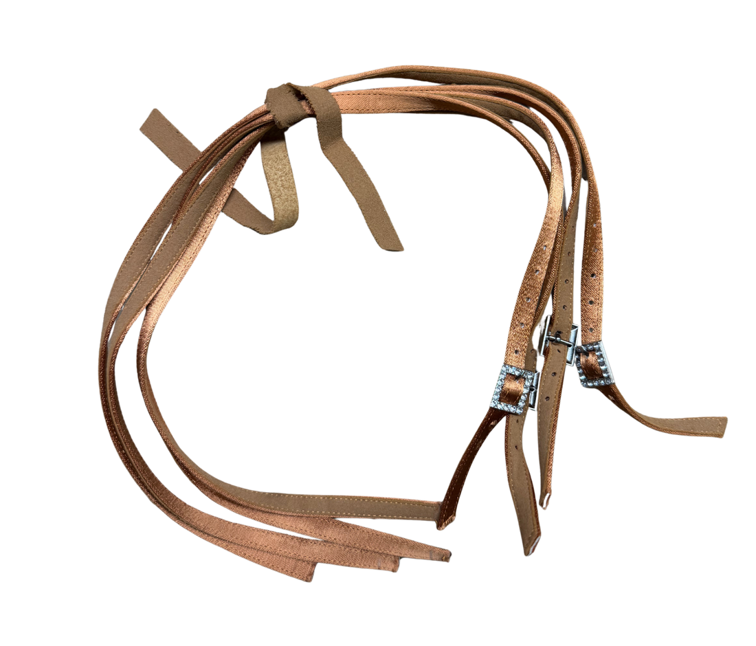 Ersatzriemchen aus Satin mit Schnalle (Tan)