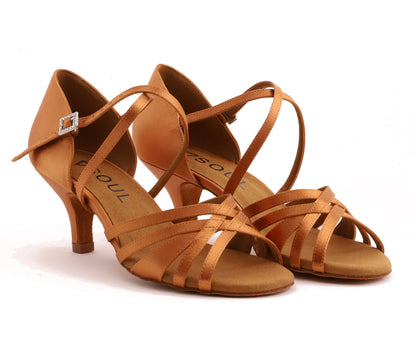 Pro Set - Stella - Tan Satin 6,5 cm Slim