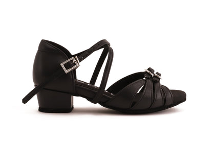 Siera - Schwarz Leder 3,5 cm