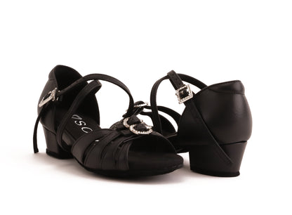 Siera - Schwarz Leder 3,5 cm