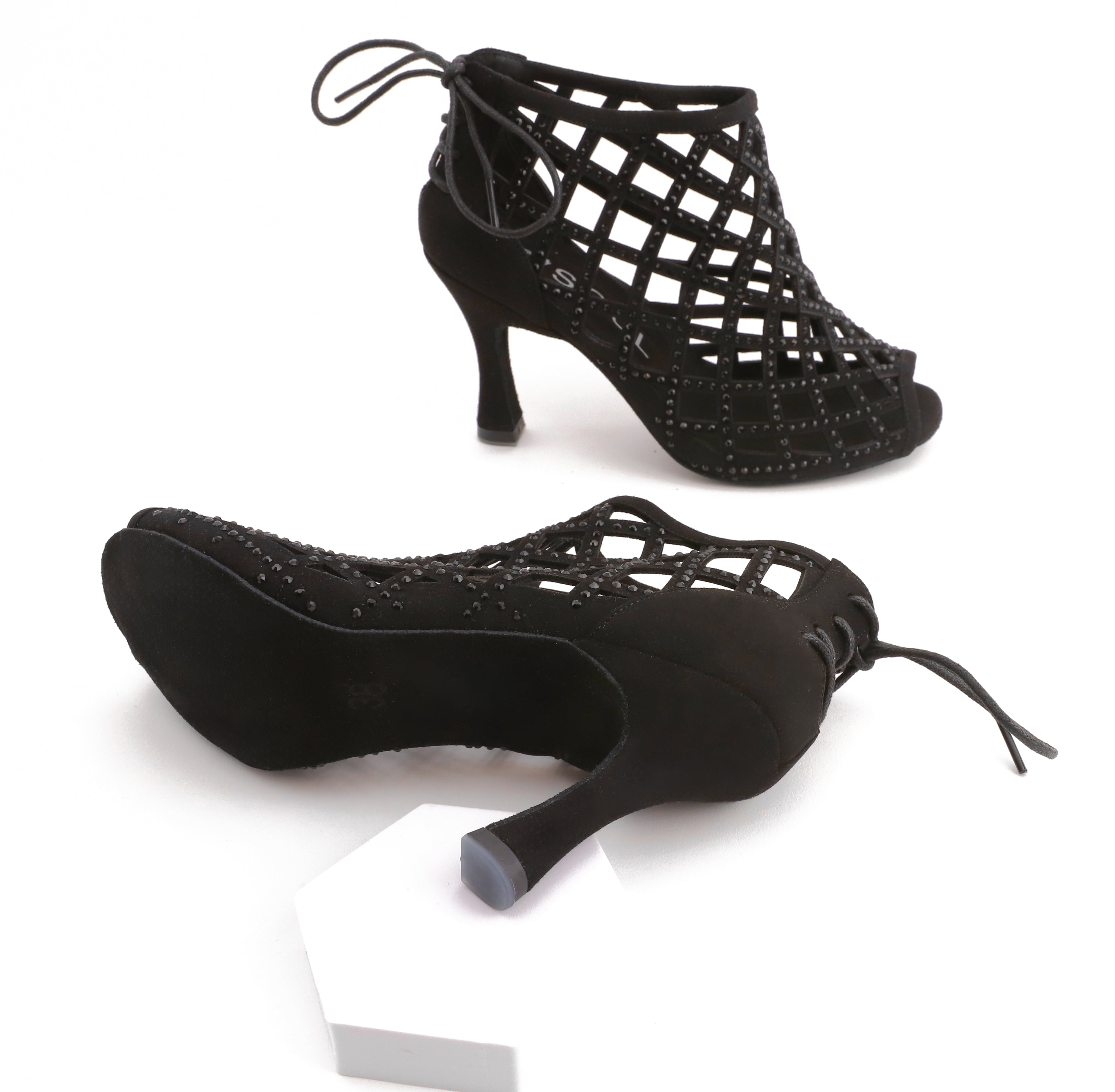 Kantara - Black Microfiber 8.5 cm Flare