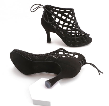 Kantara - Black Microfiber 8.5 cm Flare