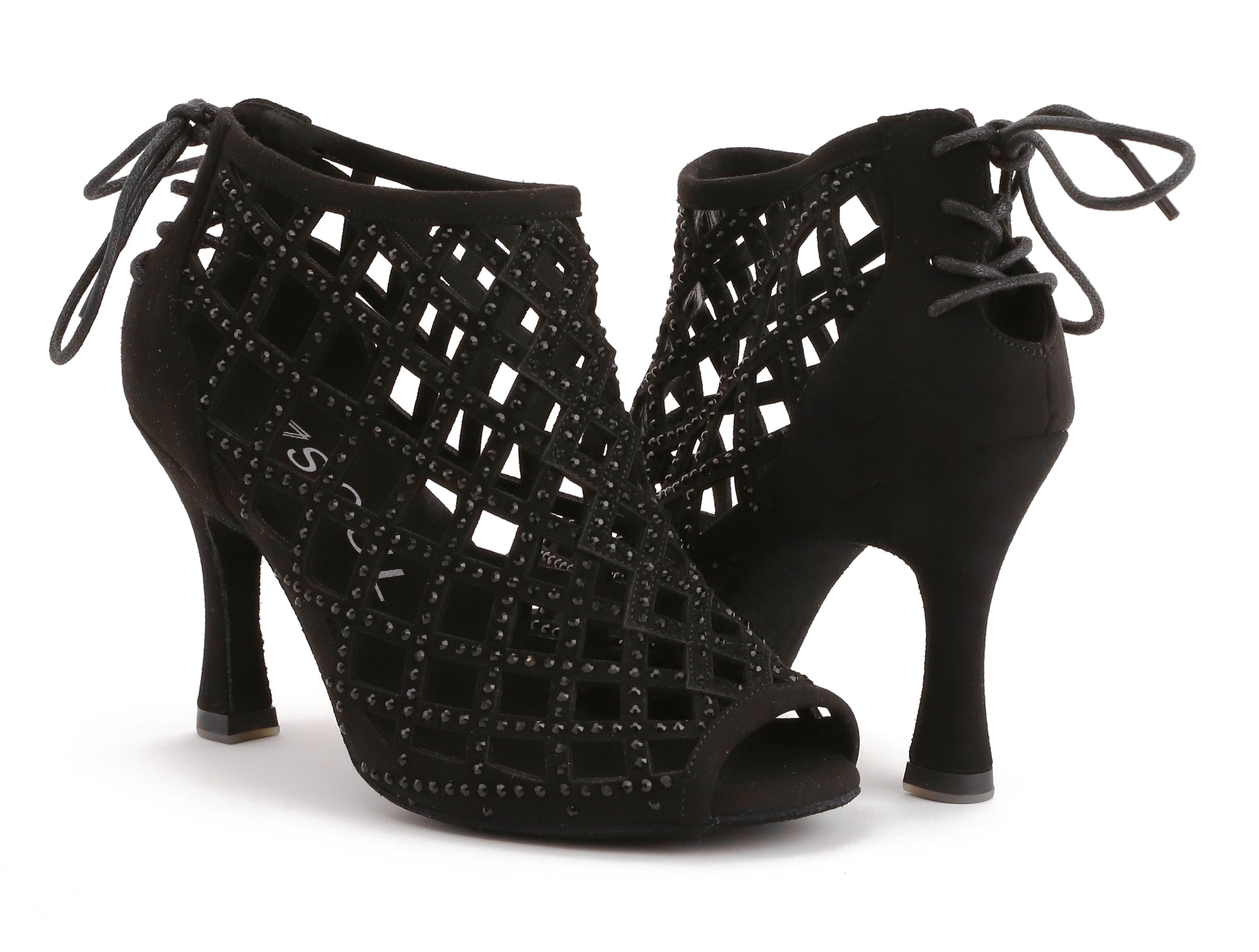 Kantara - Black Microfiber 8.5 cm Flare