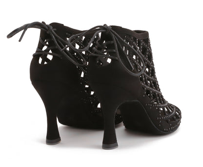 Kantara - Black Microfiber 8.5 cm Flare