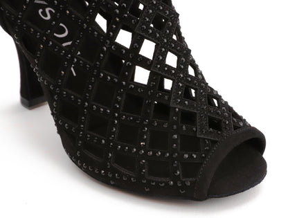 Kantara - Black Microfiber 8.5 cm Flare